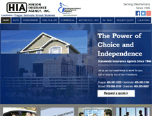 Tablet Screenshot of hinsoninsurance.com